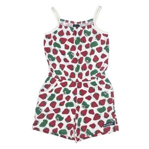 Villervalla Strawberry Jumpsuit Romper